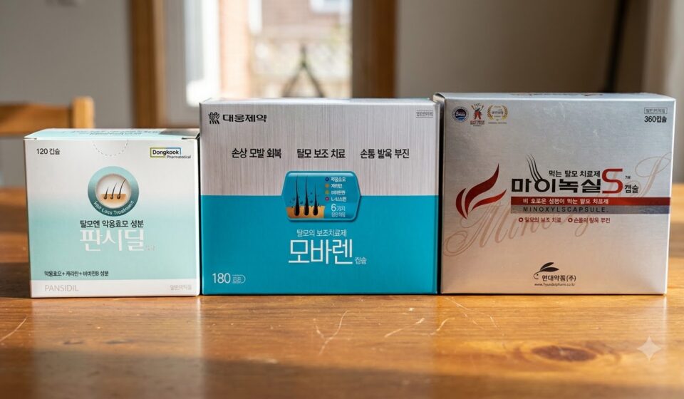 판시딜 마이녹실S 모바렌 등의 효과