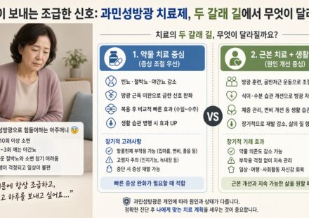 방광이 보내는 조급한 신호: 과민성방광 치료제, 두 갈래 길에서 무엇이 달라지나