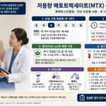 일주일에 한 번, 그 한 줄이 생명을 가릅니다 — 메토트렉세이트(MTX) 주 1회 복용의 모든 것