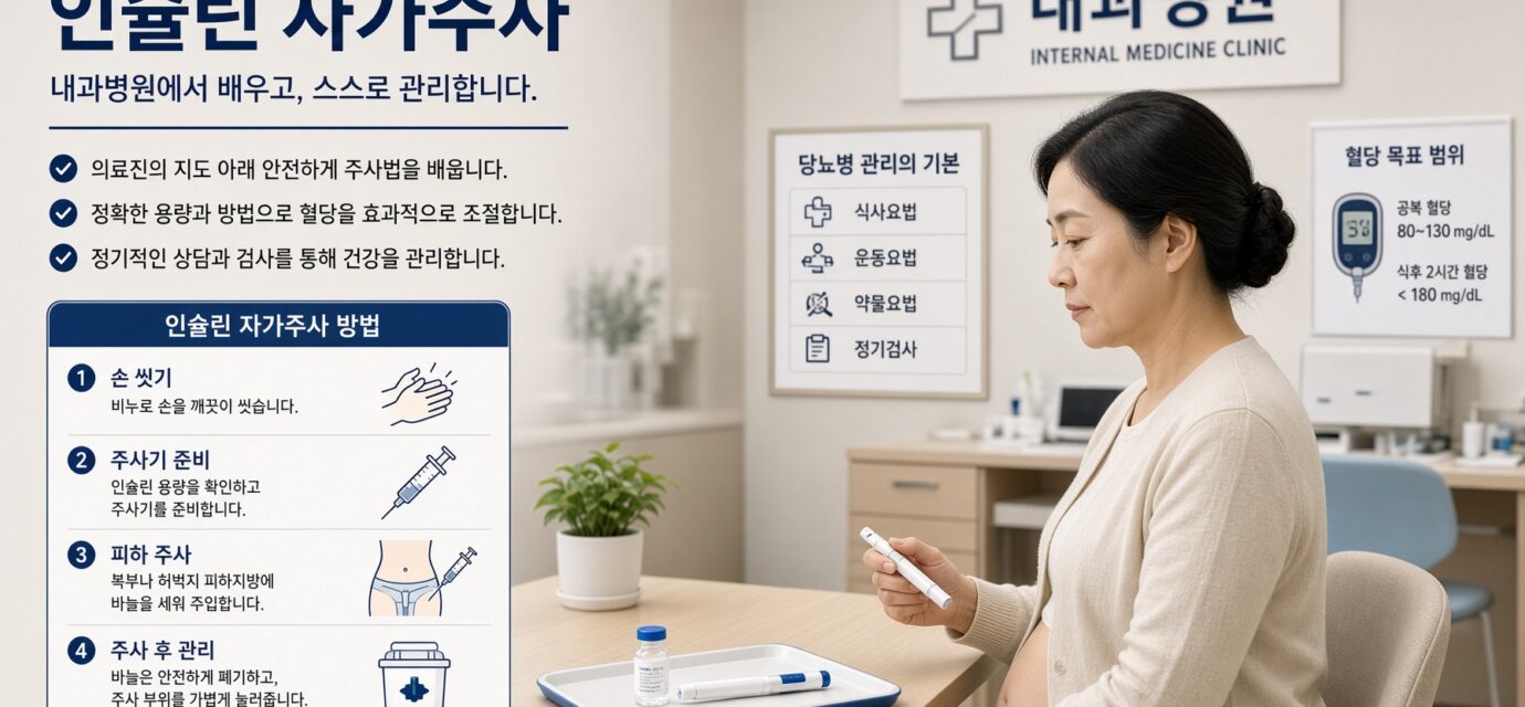 펜 두 자루를 건네받은 날: 인슐린 자가주사 첫 처방에서 놓치면 안 되는 것들